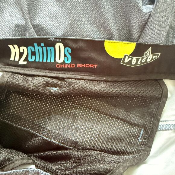 Volcom Frickin V4S Blue 4 Way Stretch Hybrid Walkshort Relaxed Fit Surf Chino 38 - Picture 3 of 9